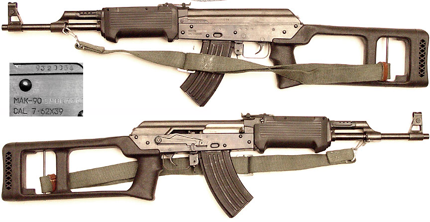 CHINESE Model Mak-90 Sporter Kalashnikov semiautomatic rifle 9320054 (7.62x...
