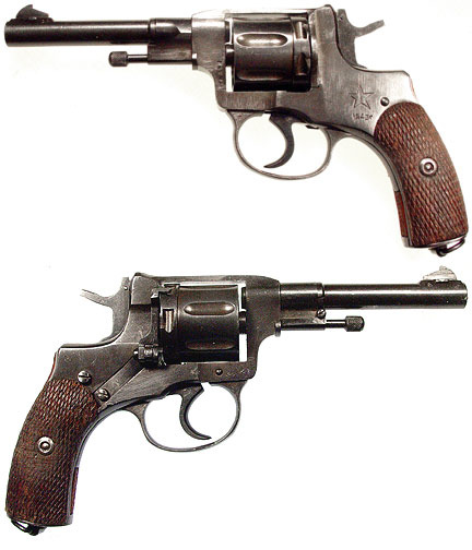 Russian nagant revolvers.
